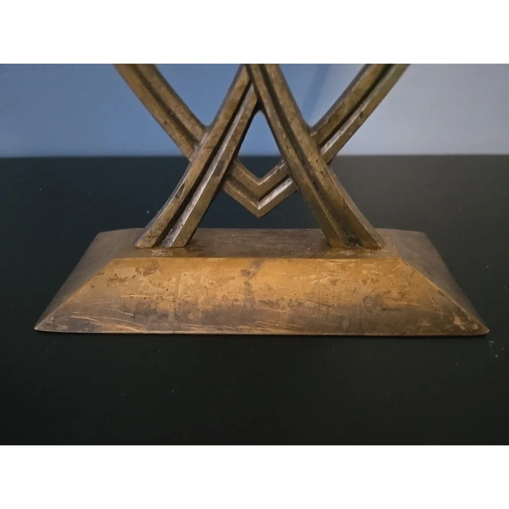 Vintage Dayagi Israel 9905 Brass Candle Holder